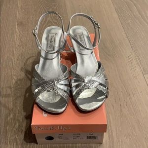 Silver Princess Heels